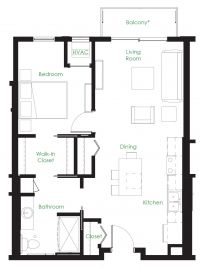 One Bedroom B1ACC