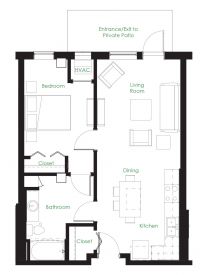 One Bedroom B1C